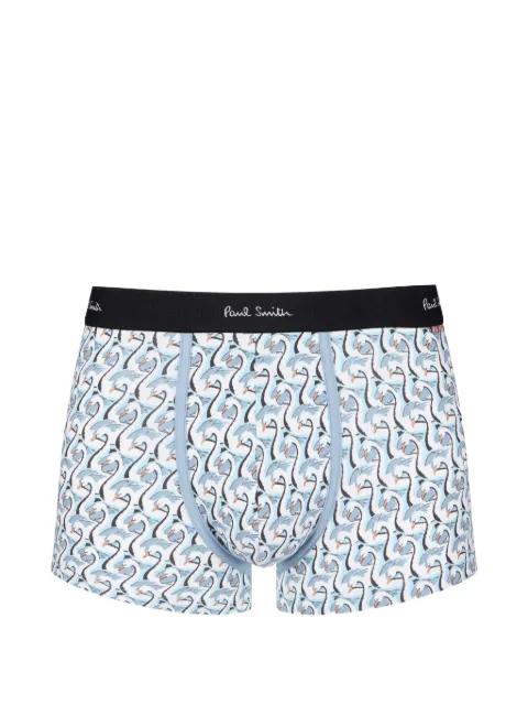 swan print boxers by PAUL SMITH