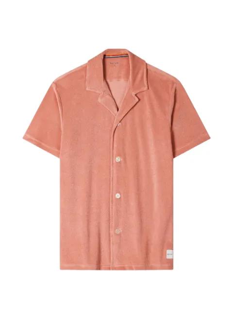 towelling short-sleeve loungewear shirt by PAUL SMITH