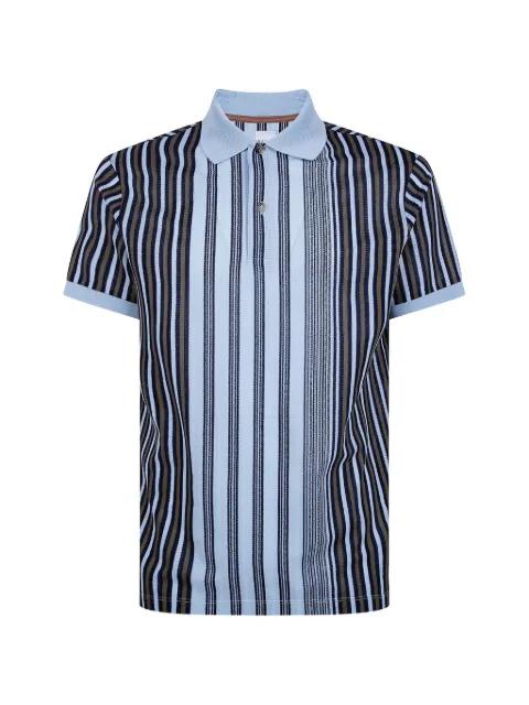 vertical-stripe polo shirt by PAUL SMITH