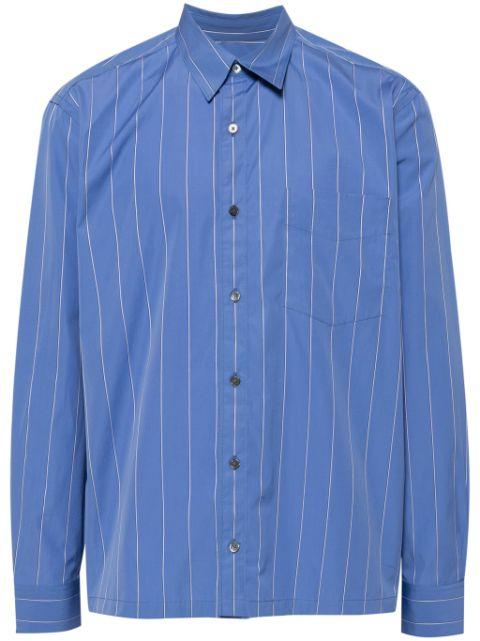 vetical-stripe print cotton shirt by PAUL SMITH
