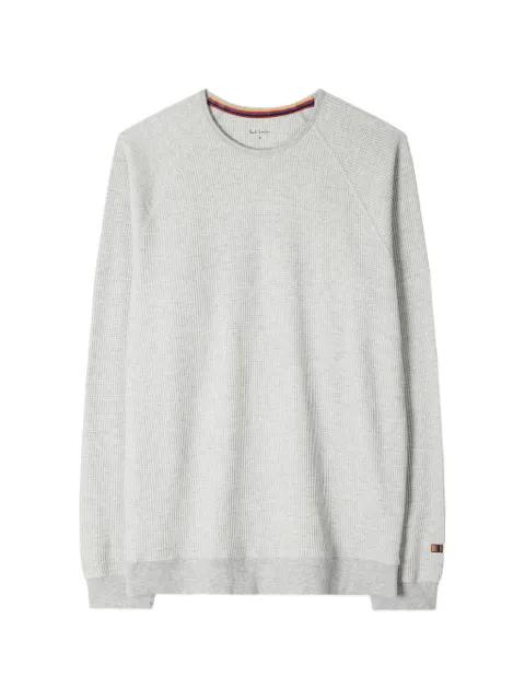 waffle-knit raglan-sleeve sweatshirt by PAUL SMITH