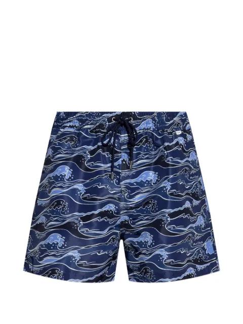 wave-print swim shorts by PAUL SMITH
