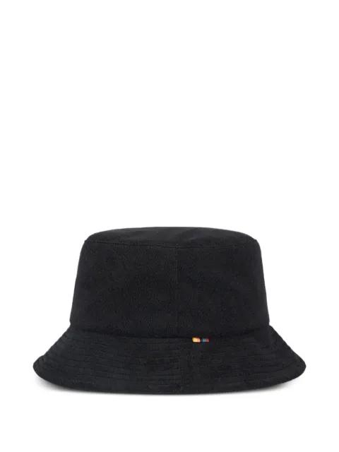 wide-brim cotton bucket hat by PAUL SMITH
