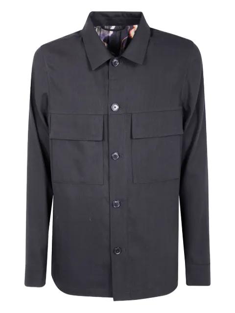 wool shirt jacket by PAUL SMITH