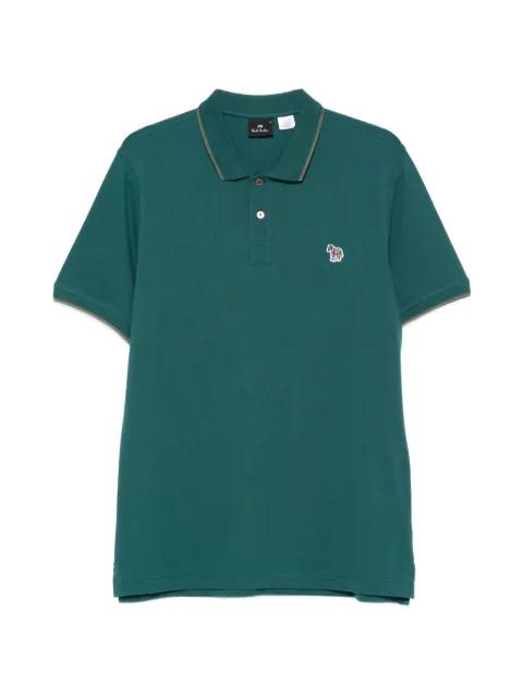 zebra-patch polo shirt by PAUL SMITH