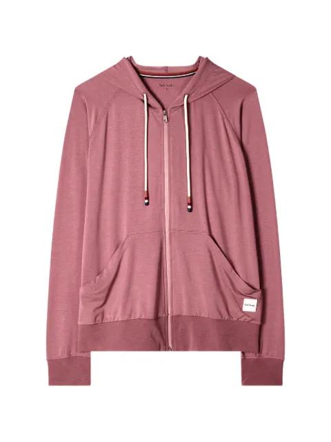 zip-up drawstring hoodie by PAUL SMITH