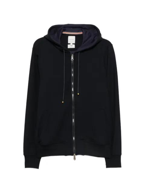 zip-up drawstring hoodie by PAUL SMITH