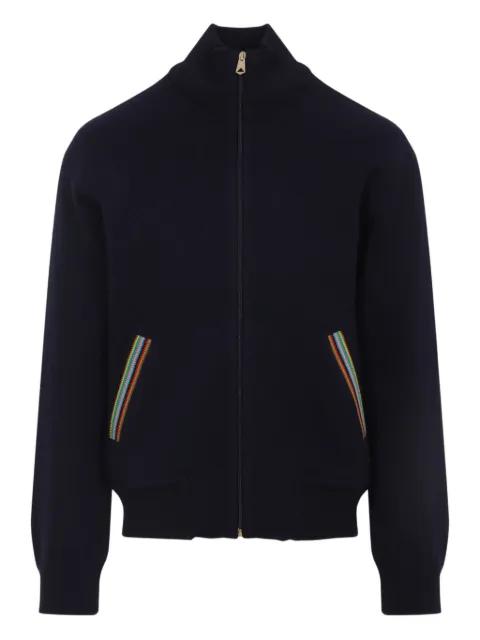 zip-up striped jacket by PAUL SMITH