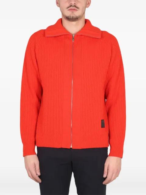zipped-ribbed knitwear by PAUL SMITH