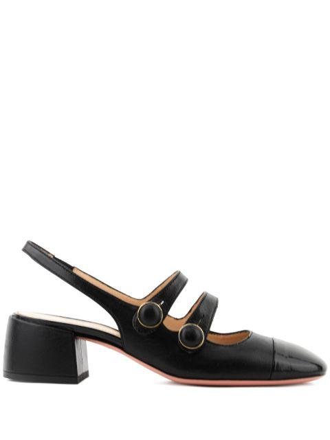 leather Mary Jane pumps by PAUL WARMER