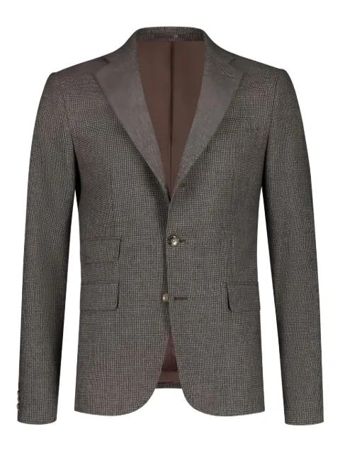 checked single-breasted blazer by PAUL ZEIST