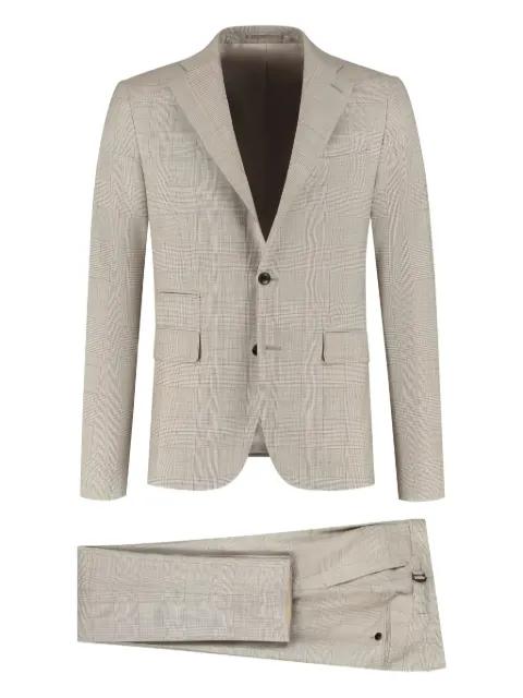 checked single-breasted suit by PAUL ZEIST
