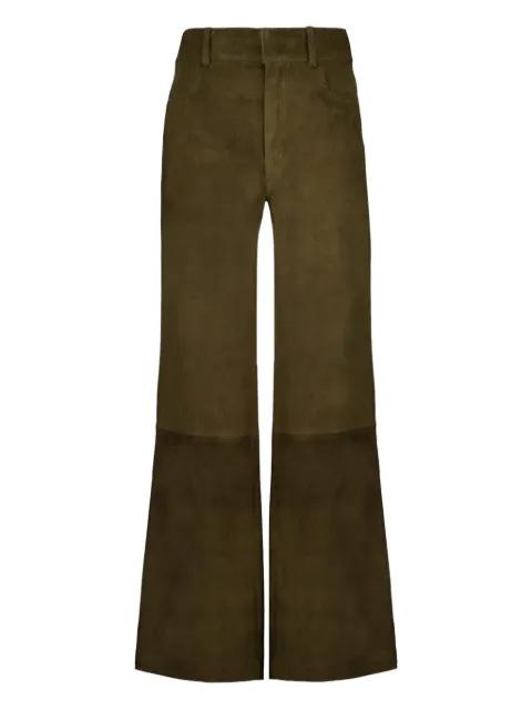 Alice suede flared trousers by PAULA