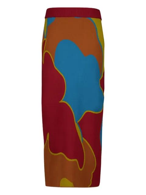 Amanda jacquard midi skirt by PAULA