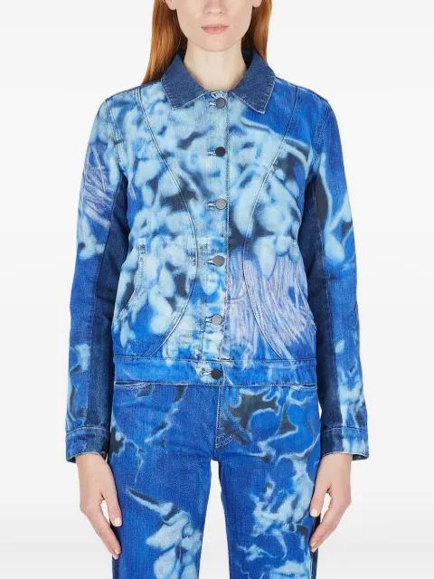 graphic-motif denim jacket by PAULA CANOVAS DEL VAS