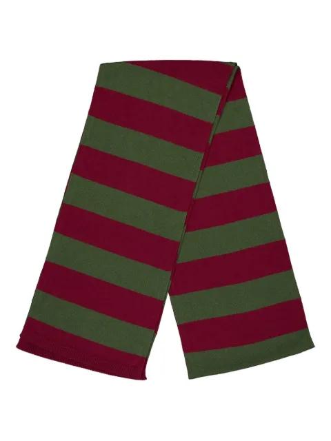 Lucca striped-pattern scarf by PAULA