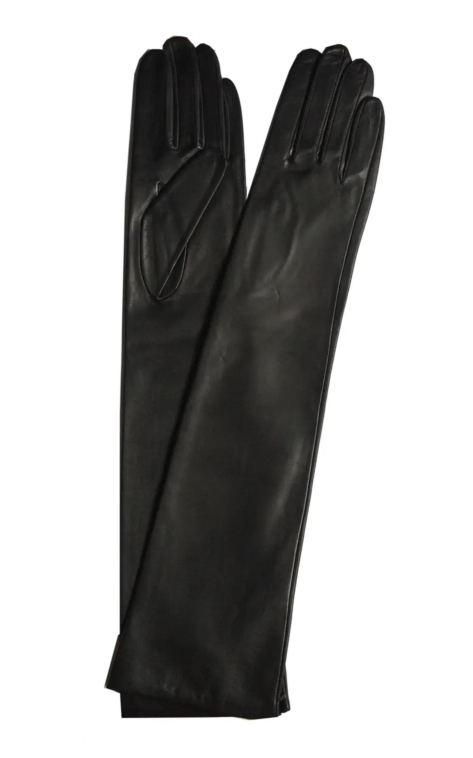 Paula Rowan Montserrat 12BT Long Leather Gloves - Moda Operandi by PAULA ROWAN
