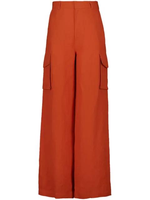 Saguaro linen trousers by PAULA