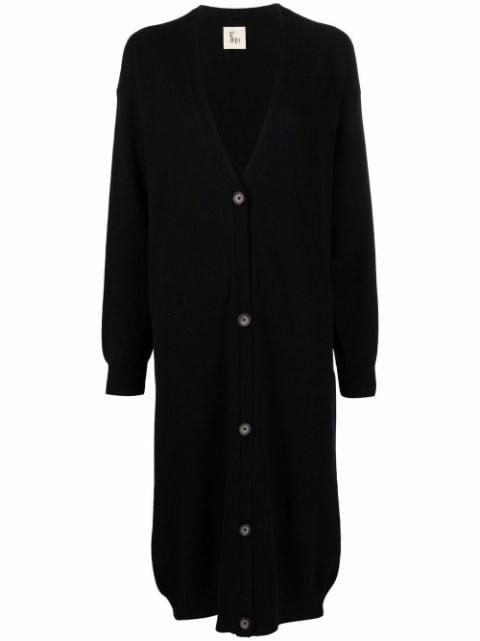 V-neck cashmere cardi-coat by PAULA