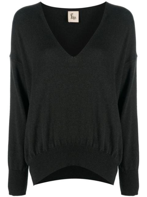 V-neck cashmere jumper by PAULA
