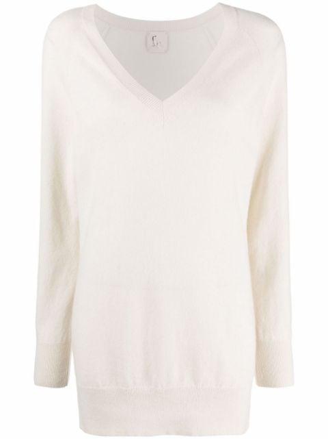 V-neck cashmere jumper by PAULA