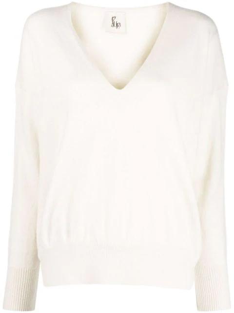 V-neck cashmere jumper by PAULA