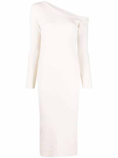 asymmetric knit dress by PAULA