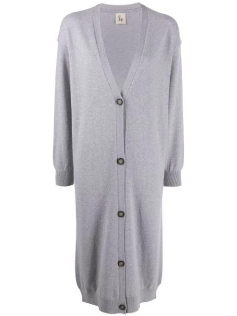 button-up cashmere cardigan by PAULA