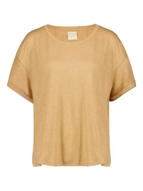 crew-neck linen T-shirt by PAULA