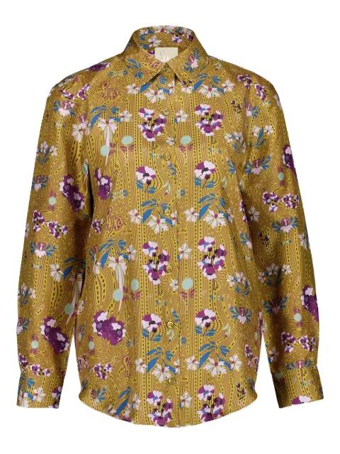 floral-print button-up shirt by PAULA