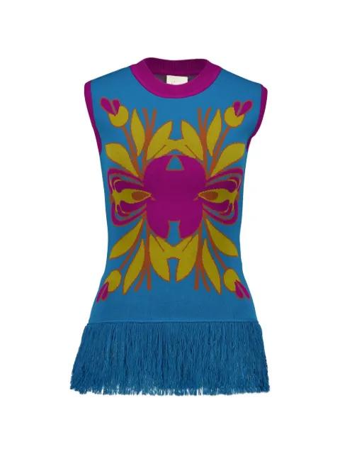 fringed vest by PAULA