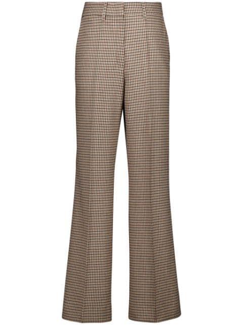 houndstooth-pattern trousers by PAULA