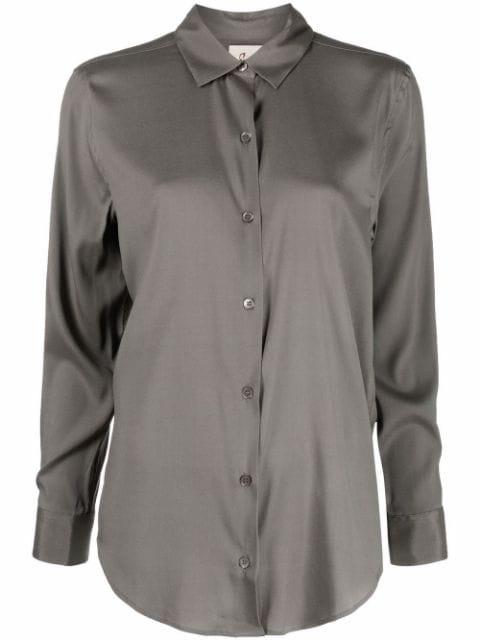 long-sleeve silk shirt by PAULA