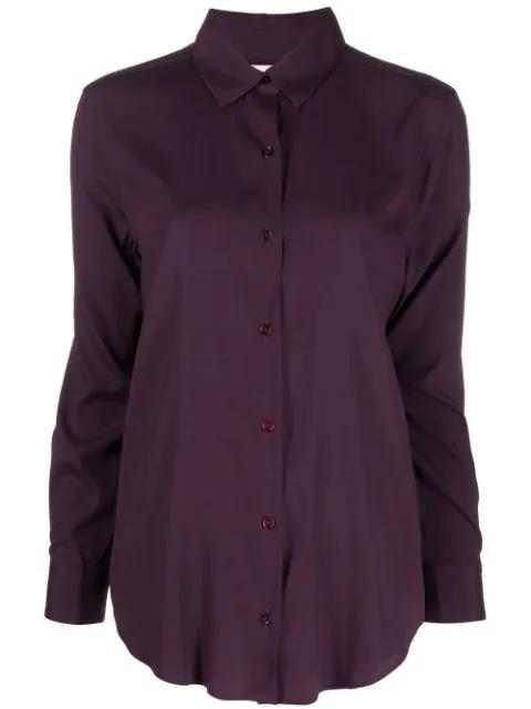 long-sleeve silk shirt by PAULA