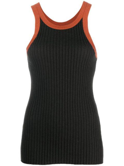 ribbed-knit tank top by PAULA