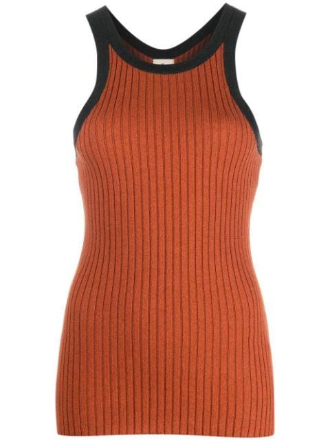 ribbed-knit tank top by PAULA