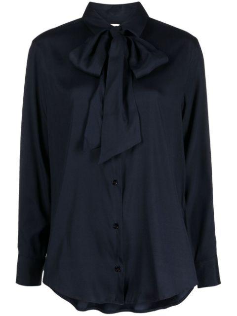 scarf-detail shirt by PAULA