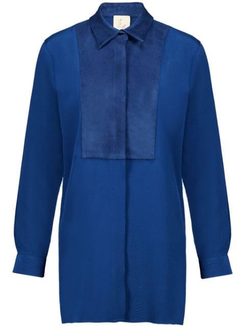 silk crepe shirt by PAULA