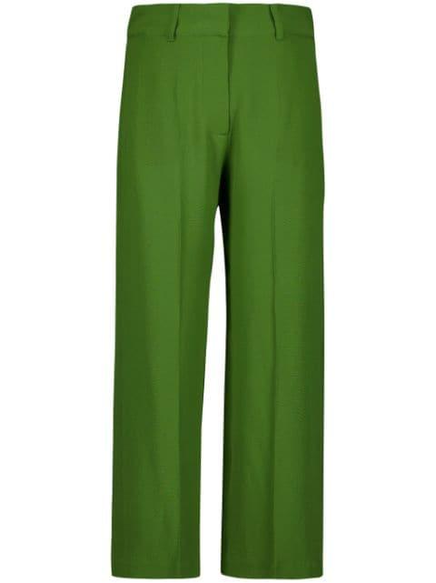 silk crepe trousers by PAULA