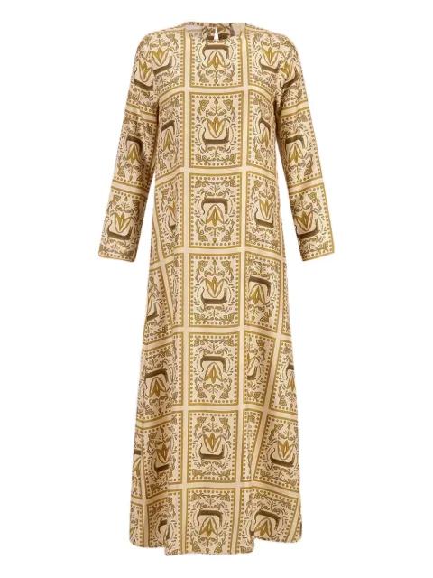 silk dress by PAULA