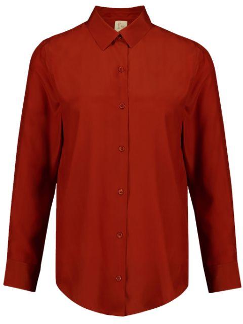 silk twill shirt by PAULA