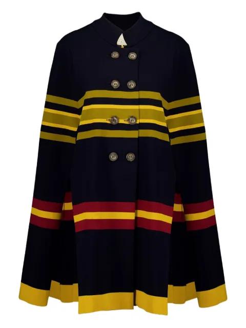 striped knitted cape by PAULA