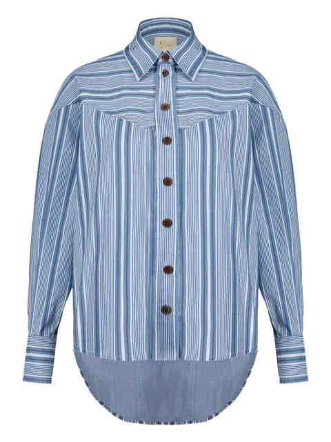 striped-pattern shirt by PAULA