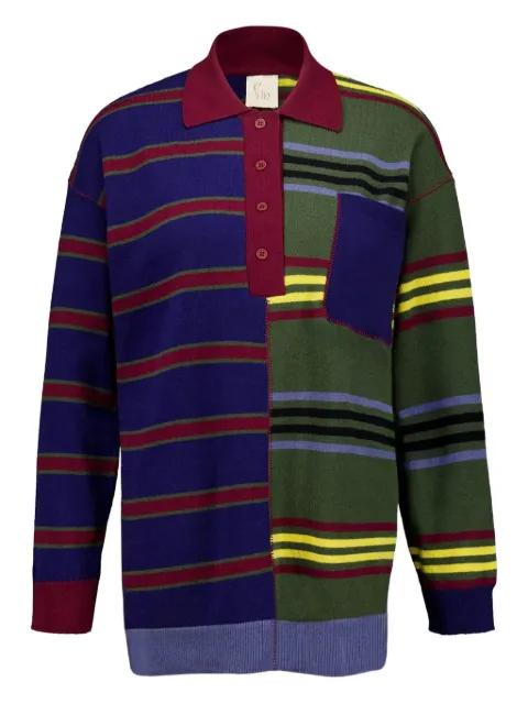 striped polo top by PAULA