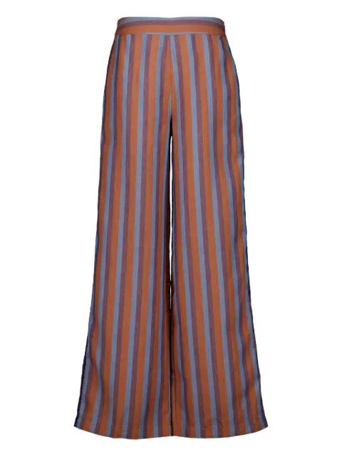 striped wide-leg trousers by PAULA