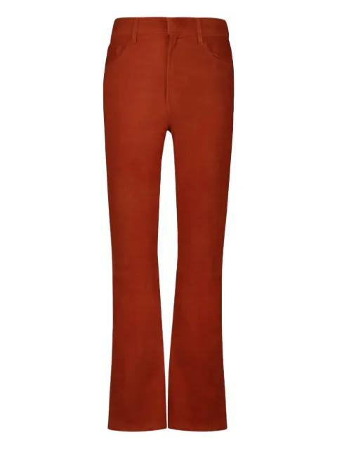 suede flared trousers by PAULA