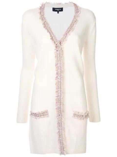 fringed long cardigan by PAULE KA