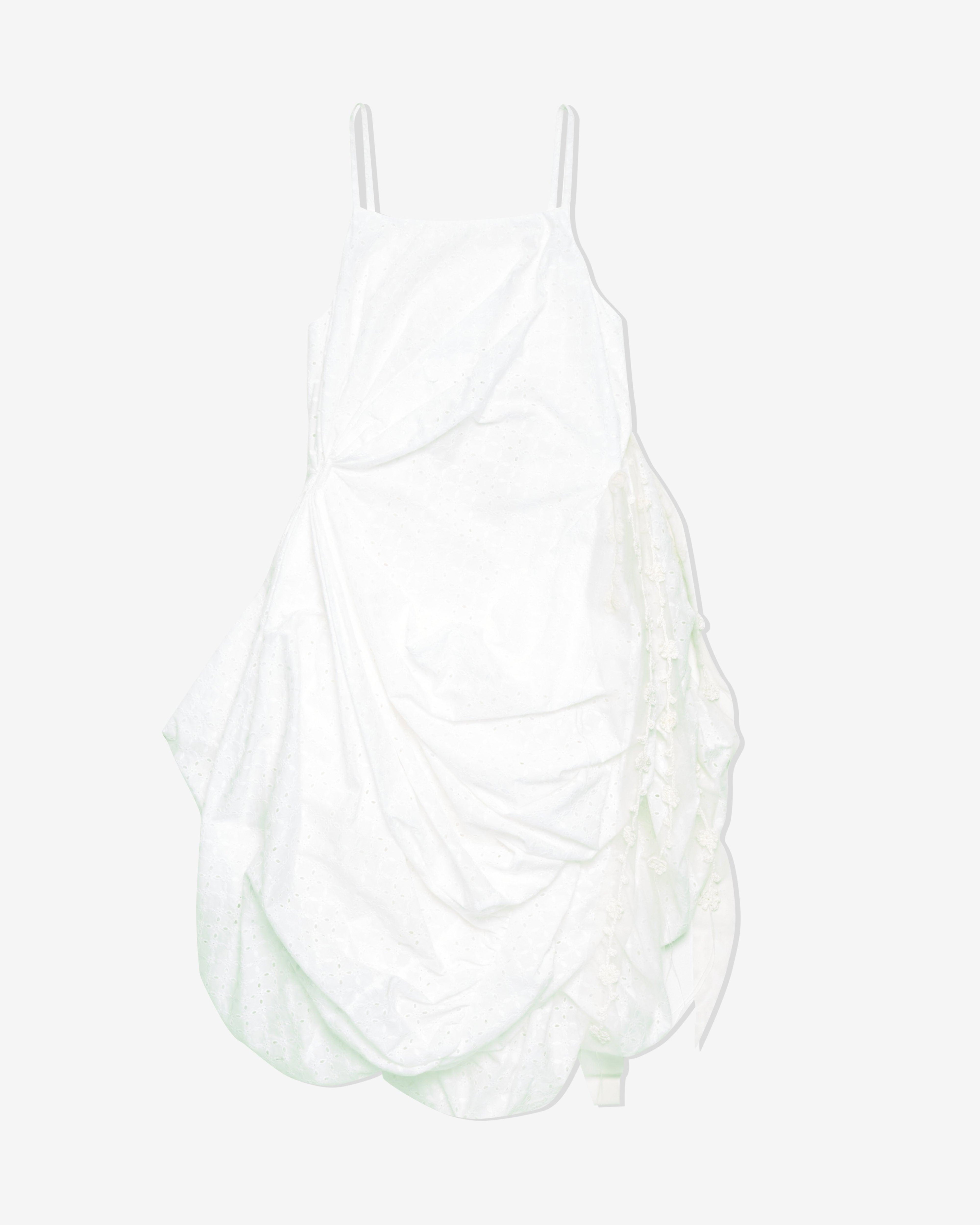 Pauline Dujancourt - Women's Broderie Anglaise Egg Dress - (White) by PAULINE DUJANCOURT
