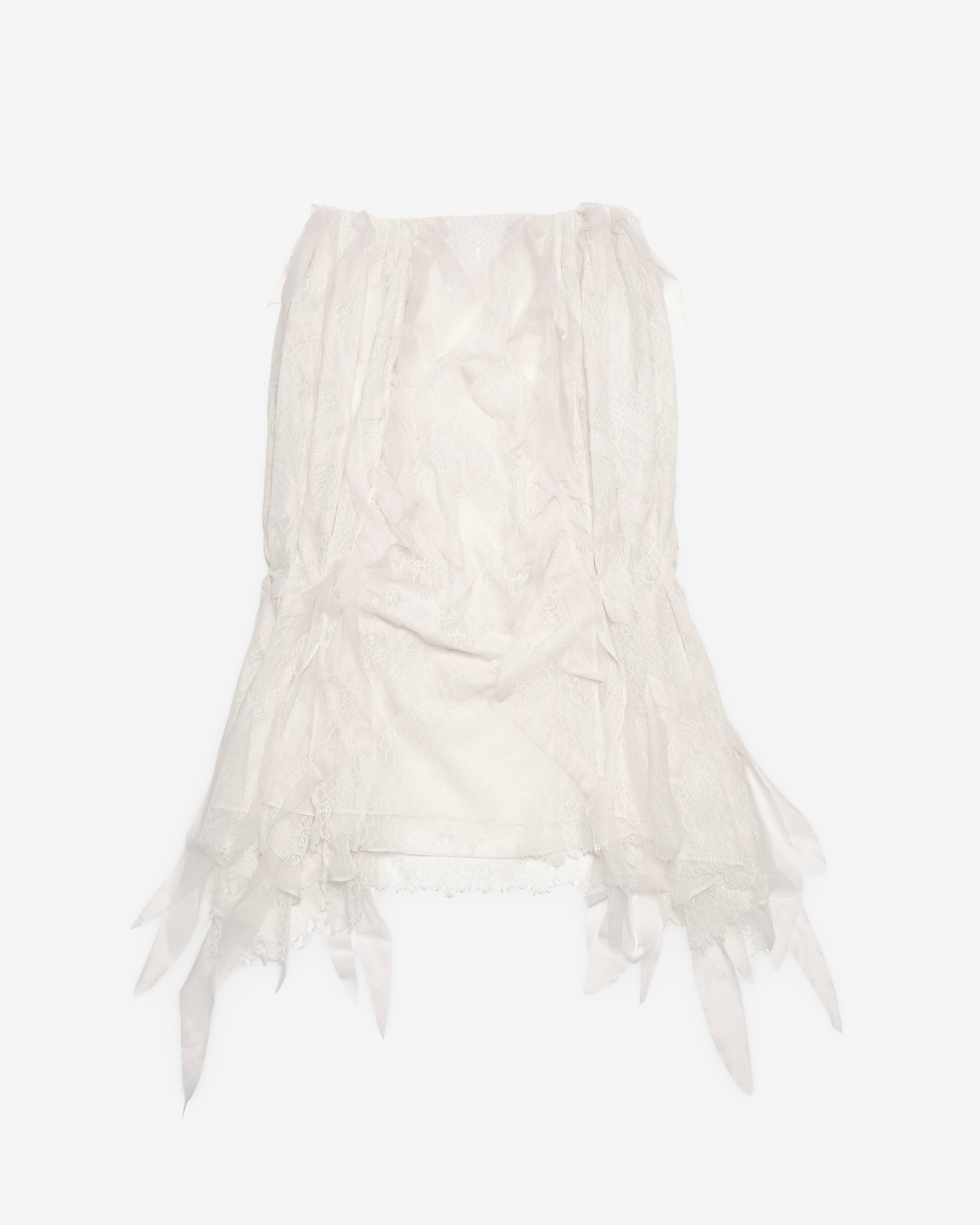 Pauline Dujancourt - Women's Seagull Lace Skirt - (White) by PAULINE DUJANCOURT