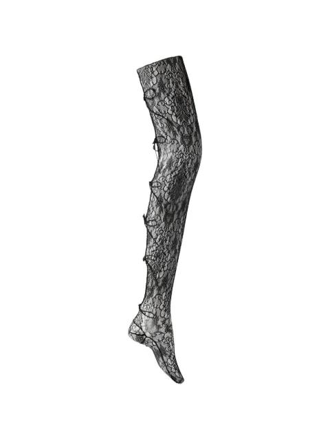 floral-lace tights by PAULINE DUJANCOURT